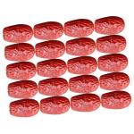 4 Sätze Simulierte Jujube Realistisches Datum Simulation Getrockneter Jujube Realistische Jujube Hochzeitsdeko Hochzeits Dekoration Falsches Obst Simulationsfrucht PVC 30 Stück *