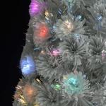 Künstlicher Weihnachtsbaum mit Beleuchtung Weiß 240cm Glasfaser Christbaum Kunstbaum Dekobaum Tannenbaum Weihnachten Künstlicher Weihnachtsbaum für Weihnachtsdeko