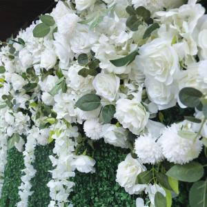 Hintergrund Blumenwand Simulation Blumenhintergrundwand, Künstliche Wand Blumen Hintergrund 3D Seide Hortensie Blumen Panel Für Foto Hintergrund Home Party Hochzeit Hintergrund D