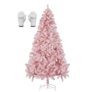 Kunstkerstboom 180 cm, kunstdennenboom met handschoenen en metalen standaard, kerstbomen als kerstdecoratie voor binnen