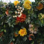 Simulationsblumenwand-Hintergrundwand, Veranstaltungsfeier Im Freien, Hochzeitsdekoration, Dekorationswand, Für Fotohintergrund, Home-Party, Hochzeitshintergrund(1m*1m)