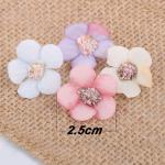 80 stuks kunstmadeliefjes, bloemkelken, , kleurrijke bloemkelken, mini zijden bloemen voor het knutselen, scrapbooking, bruiloften, feesten, woondecoratie - willekeurige kleuren