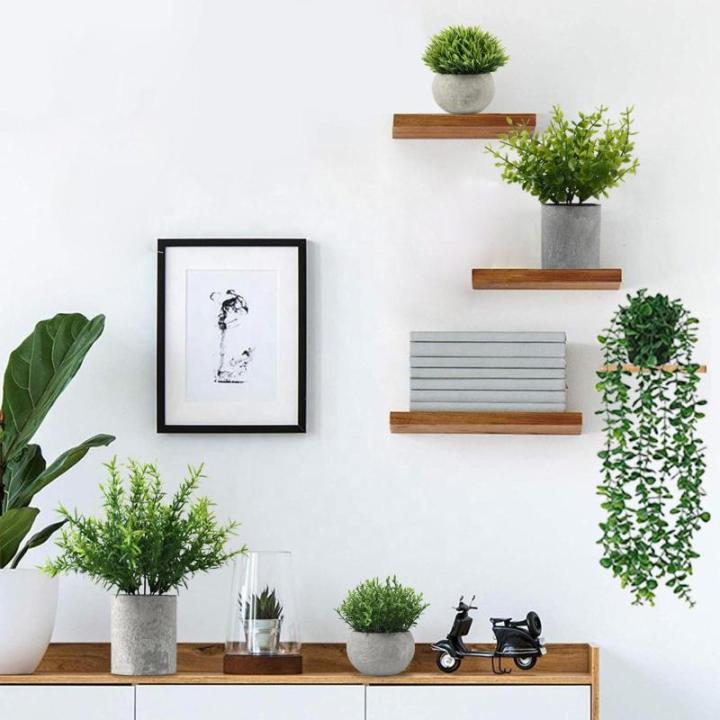 Set van 4 , decoratieve voor binnen in potten, plastic voor het bureau, bureautafel en planten