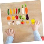5 Sätze Gefälschtes Gemüse Künstlicher Pfeffer Gefälschtes Display-Essen Lebensmittelspielzeug Lebensmitteldekor Schäumt Gemüse Modell Kartoffelspielzeug Schaum 17 Stück * 