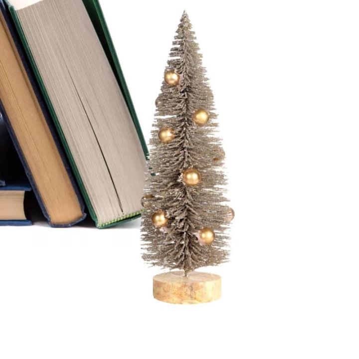 Weihnachtsbäume Für Den Tisch, Weihnachtsbaum, Miniatur Kiefern Weihnachtsbäume, NI Tannenbaum Klein, NI Grün Weihnachtsbaum Mit Schneeeffekt, Tischdekoration