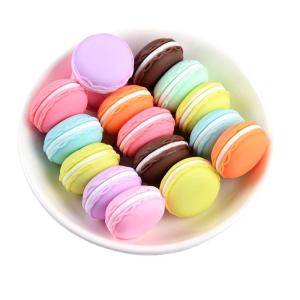 16 stuks realistische kunstmatige macaron macaron macaron simulatie kunsttaart mini schattig bont macaron voor fotografie-rekwisieten, thuisfeestdecoratie, bakkerij weergave - 8 kl