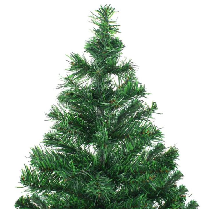Künstlicher Weihnachtsbaum Beleuchtung Kunstbaum Weihnachten Christbaum Tannenbaum Künstlicher Weihnachtsbaum mit Ständer für Weihnachten DekorationKugeln 210cm 910 Zweige