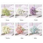 Set van 6 kunstmatige Gypsophila Babies Breath , boeketten, decoratie voor bruiloft en verjaardag, DIY, meerkleurig