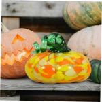 5St Kürbishandwerk Kürbis-Tischdekoration Kürbis ernten Kürbis im Herbst Kürbis-Requisite Halloween Dekoration Herbst Dekoration bastelset Kürbis-Dekor -Requisite Glas
