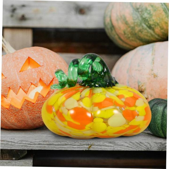 5St Kürbishandwerk Kürbis-Tischdekoration Kürbis ernten Kürbis im Herbst Kürbis-Requisite Halloween Dekoration Herbst Dekoration bastelset Kürbis-Dekor -Requisite Glas