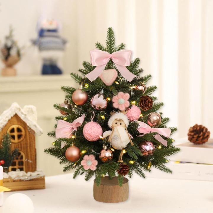 Kerstboom met verlichting 45 cm lichtketting kerstboom mini kerstboom kunstmatige kerstboom kerstdecoratie tafel kerstboom kerstcadeaus