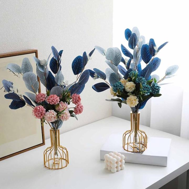 Kunstblumen Künstliche Blumen, künstliche Blumendekoration, Ornamente, Seidenblumenstrauß mit Vasen für Tischaufsatz im Wohnzimmer für jeden Anlass