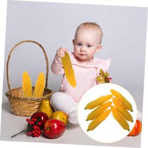 6st Mais Zur Dekoration Botanisches Dekor Simulation Lebensechtes Pflanzen Dekor Wohnakzente Dekor Realistisches Gemüse Kunstpflanze Ornament Gefälschtes Essen Schrank Süssigkei