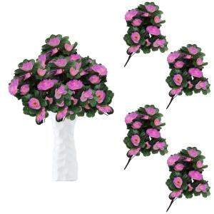 Artificial Flowers 33 cm Kunstpflanzen Kunstblumen Deko Blumen Künstlich Künstliche Blumen Pflanzen für Hausgarten Geburtstag Party Home Wedding Dekor 0512
