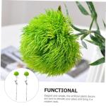 2St Buchsbaum Kugel Künstliche Topiary-Kugelpflanze grüne Topiary-Kugeln Grüne Kugeln kunstpflanze kunstplflanze zimmerpflanzen Pflanzen dekor grünes Dekor Weich-PVC Light Gree