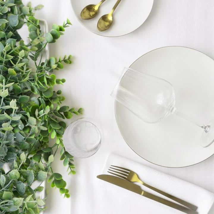 Set Aus Zwei Eukalyptus Girlanden 178 cm, Kunstpflanzen Hängend, Realistisch Und Schön, Langlebig, Eukalyptus Deko Ist Geeignet für Zuhause, Hochzeit, Festival, Party-Dekoration