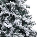 Weihnachtsbaum mit Schnee Künstlicher Weihnachtsbaum mit Ständer PVC Extra großer Weihnachtsbaum Grün 400 x 190 cm