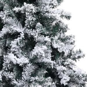 Weihnachtsbaum mit Schnee Künstlicher Weihnachtsbaum mit Ständer PVC Extra großer Weihnachtsbaum Grün 400 x 190 cm