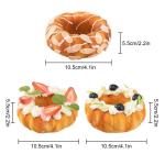 Fake Kuchen künstliche Kuchen 3 Stücke Künstliche Donuts Simulation Donuts Gefälschte Donuts Realistische Künstliche Gefälschte Donuts Modell Realistisches Essen(B)