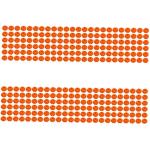 800 STK Kürbis Dekoration künstliche Kürbisskulptur Kleiner Schaumkürbis Zinn Halloween Pumpkin halloweenkürbis Herbstdeko simulierter Kürbis Party-Layout-Requisiten PU-Klebe