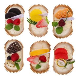 Fake Kuchen künstliche Kuchen 12 Stücke Simulierte Brot Modell Dessert Gefälschte Cupcake Modell Simulation Cupcake Display Requisiten Realistisches Essen