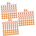 150 STK Kürbis-Ornamente lebendige Kürbisdekore Kürbis ernten herbstdeko Halloween orangefarbenes Fruchtdekor orangefarbene Verzierungen Thanksgiving Day Kürbisse Modell