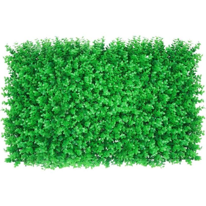 12 stuks wand, 40 x 60 cm, UV-beschermd, kunstbuxusheg, wandpanelen voor tuin, achtertuin, buiten en binnen, woondecoratie