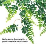 2 STKS Kunstmatige Hangplanten Varen, Plastic Groene Nep Muur Hangende Varens Planten, Kunstgroen Plant Groen Wijnstokken voor Tuin Bruiloft Decoratie