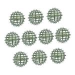 10 stuks Plastic Bloemen Bal Stand Wanden Kamerplant Plank Groen Kogel Frame Tuin Trellis Kunstmatige Vorm Snijbal Vormgeving Houten Bruiloft Plastic Dispenser Cirkel