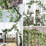Ivy kunstmatige klimop slinger wanddecoratie 19732, grootte: 12,6 m