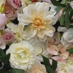 5D-Kunstblumenwand-Hintergrundwand, Gefälschter Blumenrosenhintergrund Mit Hoher Dichte Eignet Sich Für Hochzeitsdekoration, Bühnenlayout Für Fotohintergrund Home Party Wedding