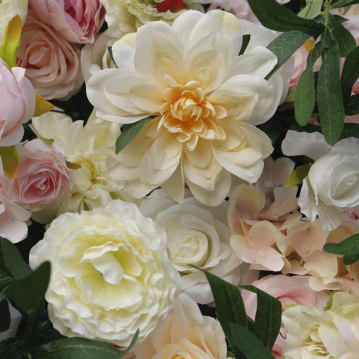 5D-Kunstblumenwand-Hintergrundwand, Gefälschter Blumenrosenhintergrund Mit Hoher Dichte Eignet Sich Für Hochzeitsdekoration, Bühnenlayout Für Fotohintergrund Home Party Wedding