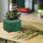 12 stuks bloemensteekschuim-cilinders, insteekschuim voor kunstbloemen, rond, voor bloemstukken, kunstbloemen en verse bloemen, natte en droge bloemisten, schuimblokken voor thuis,