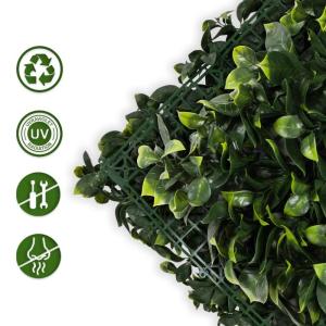 Plantenwand - kunstplant voor wandmontage - 50 x 50 cm - wandtuin - kunstplant decoratie voor muur, balkon & tuin - Gardenia (16 stuks = 4 m²)