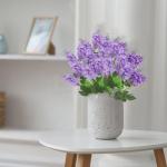 Boeket van , 35 cm, hyacint, boeket met lange steel, kunsthyacint bloemen voor thuis, tuin, bruiloft, tafel, decoratie, 1408