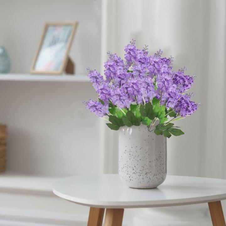 Boeket van , 35 cm, hyacint, boeket met lange steel, kunsthyacint bloemen voor thuis, tuin, bruiloft, tafel, decoratie, 1408
