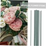 4 Sätze Blütenstiel Gefälschter Blumenstiel Dekorative Blumen Blumenstab Selber Machen Blumenstab Für Party Drähte Blumenstiele Handwerkliche Zweige Plastik Green 11 Stück * 