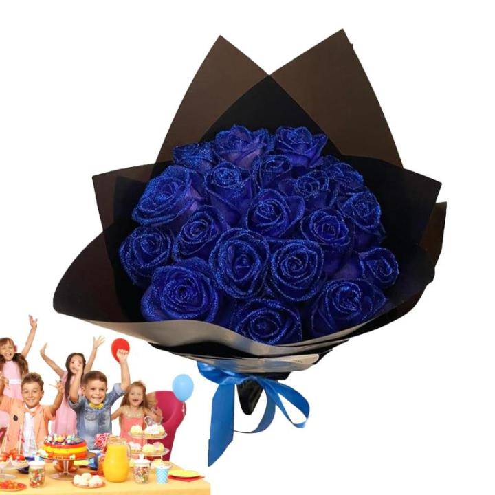 Künstlicher Rosenblumenstrauß – Bouquet, romantische gefälschte unsterbliche Rosenblumen | Hochzeitsstrauß, Home Party Dekoration für Freundin
