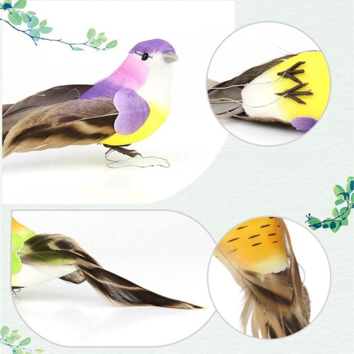 Rode kardinaal, kerstboomdecoratie, vogelknutselset voor boom, huis, tuin, feestdecoraties in de open lucht (e-12 stuks bord)