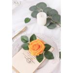 Kunstbloemen, rozen, 25 stuks schuimrozen, kunstrozen met stelen, decoratieve bloemen, herfstbloemen, bloemendecoratie voor bruiloft, boeketten, bruid, herfstdecoratie, woondecorat