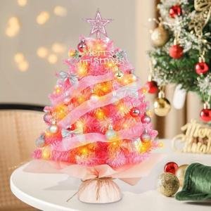 Kerstboom met verlichting 45 cm lichtketting kerstboom mini kerstboom kunstmatige kerstboom kerstdecoratie tafel kerstboom kerstcadeaus
