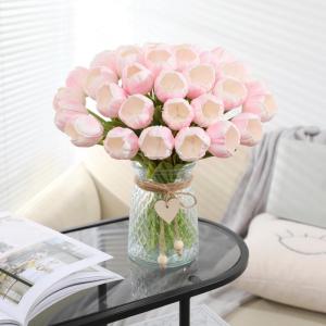 Kunstmatige tulpen (roze, 15 stuks)