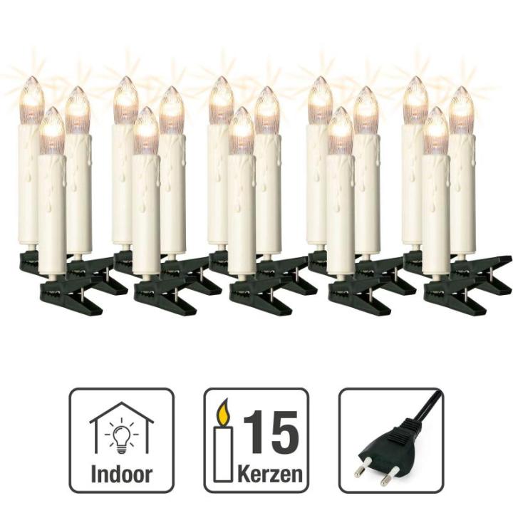 611533 decoration lighting Ivory 15 lamp(s) - 611533, Ivory, 15 lamp(s), Clear, 11.3 m, 1.5 m, 70 cm