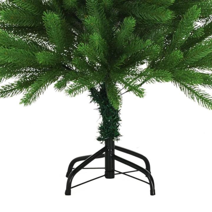 Künstlicher Weihnachtsbaum mit Beleuchtung & Kugeln Christbaum Tannenbaum Kunstbaum Weihnachten Künstlicher Weihnachtsbaum für Weihnachtsdeko120 cm Grün Golden