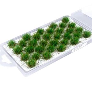 32 Stück Simulation Gras Modell Grasbüschel Miniatur Statisches Gras Modell Miniatur Strauch Büsche für Landschaftsschiene Weg 32 Stück Miniatur Grasbüschel