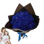 Künstlicher Rosenblumenstrauß – Bouquet, romantische gefälschte unsterbliche Rosenblumen | Hochzeitsstrauß, Home Party Dekoration für Freundin