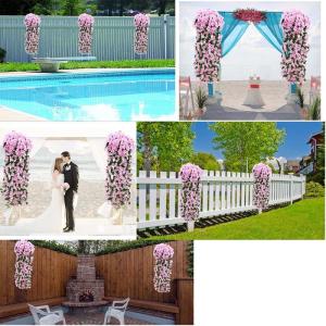 Nep Wisteria Wijnstok Zijde Bloem - Kunstmatige Blauweregen Wijnstok Opknoping Zijde Bloemen 90CM voor feest thuis bruiloft decor DIY Opknoping Huis Tuin Feest Decor