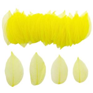 50 stuks kunstbladeren, decoratieve kunstbladeren, slinger, knutselen, droge bladeren, gedroogde vellen, gebruikt voor doe-het-zelf handwerk, scrapbook, handwerk, kaarten maken (ge