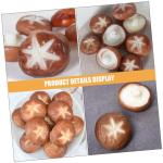 4 Stück Simulierte Shiitake Pilze Multifunktionale Foto Requisite Mini Pilz Dekoration Zubehör Für Den Schreibtisch Künstliche Pilze Interessante Gefälschte Pilze