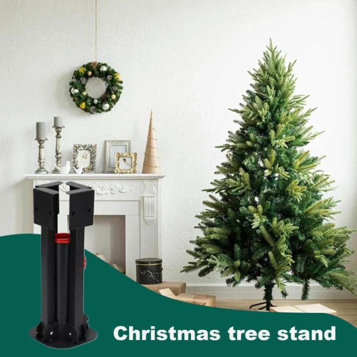 Künstlicher Weihnachtsbaumständer, Weihnachtsbaumsockel - Faltbare künstliche Baumstütze,Ersatz-Weihnachtsbaumbein aus Metall, Weihnachtsbaumzubehör für den Garten, den Garte